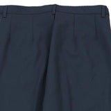 Benetton Trousers - 26W UK 6 Navy Cotton