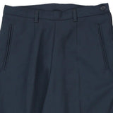 Benetton Trousers - 26W UK 6 Navy Cotton