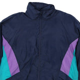 1980s Rt Sport Jacket - Large Navy Nylon