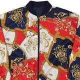 1980s Unbranded Jacket - Large Block Colour Polyester