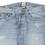 True Religion Skinny Jeans - 32W UK 10 Blue Cotton