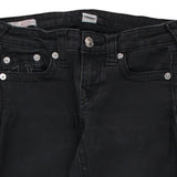 True Religion Skinny Jeans - 28W UK 4 Black Cotton