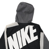 Nike Spellout Jacket - XL Grey Nylon