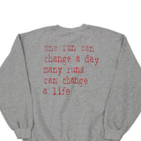 Vilonia Cross Country Unbranded Graphic Sweatshirt - Large Grey Cotton Blend