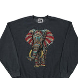 Riot Society Graphic Sweatshirt - XL Grey Cotton Blend