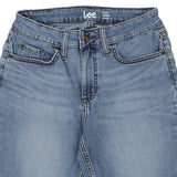 Lee Denim Shorts - 28W UK 8 Blue Cotton