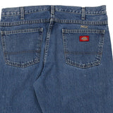 Dickies Carpenter Trousers - 35W 30L Blue Cotton
