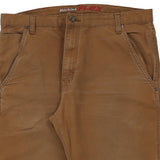 Dickies Carpenter Trousers - 38W 30L Brown Cotton
