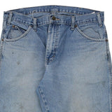 Dickies Carpenter Trousers - 35W 29L Light Wash Cotton