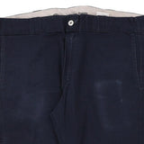 Dickies Trousers - 38W 33L Navy Cotton Blend