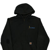 Carhartt Hoodie - Large Black Cotton Blend