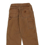 Age 8 Carhartt Carpenter Trousers - Small Brown Cotton