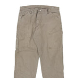 Wrangler Carpenter Trousers - 36W 30L Beige Cotton
