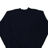 Blank Unbranded Sweatshirt - XL Navy Cotton Blend