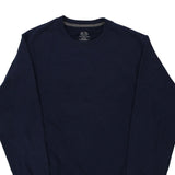 Blank Fruit Of The Loom Sweatshirt - Small Navy Cotton Blend
