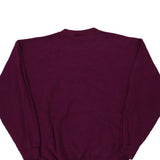 Made in USA Blank Ultra Fleece Sweatshirt - Large Purple Cotton Blend