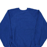 Made in USA Blank Player'S Club Sweatshirt - XL Blue Cotton Blend