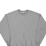 Blank Hanes Sweatshirt - XL Grey Cotton Blend