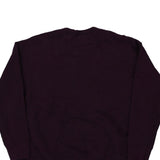 Blank Fruit Of The Loom Sweatshirt - XL Purple Cotton Blend