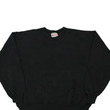 Blank Hanes Sweatshirt - XL Black Cotton Blend