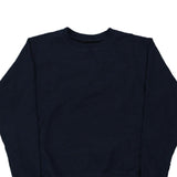 Blank Unbranded Sweatshirt - Large Navy Cotton Blend