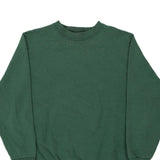 Blank Fashion Gear Sweatshirt - Large Green Cotton Blend