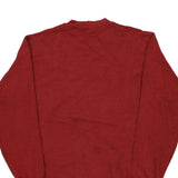 Aspen Cal Cru Sweatshirt - Small Red Cotton Blend
