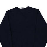 USA Navy Jerzees Sweatshirt - Small Navy Cotton Blend