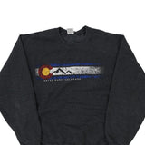 Eestes Park Colorado Jerzees Graphic Sweatshirt - Medium Grey Cotton Blend
