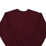 ABSA Texas Gildan College Sweatshirt - Large Burgundy Cotton Blend