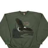Bald Eagle George Sweatshirt - XL Khaki Cotton Blend