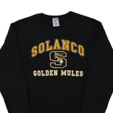 Solanco Golden Mules Jerzees Sweatshirt - Small Black Cotton Blend