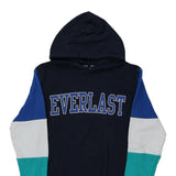 Age 11-12 Everlast Spellout Hoodie - Medium Navy Cotton