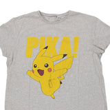 Pokemon Unbranded Graphic T-Shirt - XL Grey Cotton