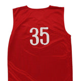 Basket Nella Valle Macron Reversible Jersey - Small Red Polyester