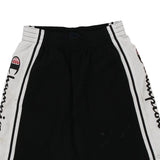 Age 11-12 Champion Spellout Sport Shorts - Large Black Polyester