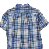 Age 5 Ralph Lauren Checked Short Sleeve Shirt - Small Blue Cotton