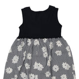 Age 10-12 Kobol Floral Dress - Medium Black Cotton