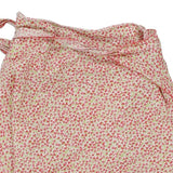 Age 8-10 Kids Company Floral Wrap Skirt - Large Pink Cotton