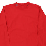 Age 12-14 Nike Long Sleeve T-Shirt - Medium Red Cotton