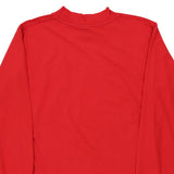 Age 12-14 Nike Long Sleeve T-Shirt - Medium Red Cotton