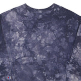Reverse Weave Age 12-13 Champion Tie-Dye Sweatshirt - Small Blue Cotton