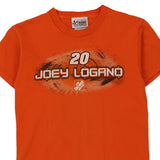 Age 10-12 Joey Logano #20 Chase Authentics Nascar T-Shirt - Medium Orange Cotton
