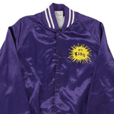 Age 13-14 Auburn Graphic Baseball Jacket - Small Purple Polyester