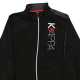 Age 14 Kappa Spellout Zip Up - XL Black Polyester