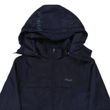 Age 15-16 Fila Jacket - XL Navy Nylon
