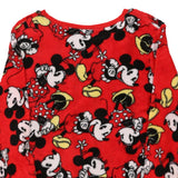 Age 13-14 Disney Graphic Fleece - Large Red Polyester
