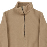 Age 8-10 Armani Jeans Zip Up - Small Beige Cotton Blend