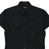 Smog Short Sleeve Shirt - Small Black Cotton