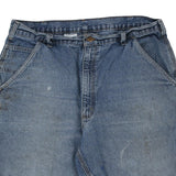 Carhartt Carpenter Shorts - 38W 9L Blue Cotton